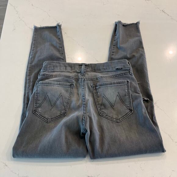 Mother Looker Ankle Fray Jeans in Last‎ Chance Saloon Size 27 - Picture 6 of 15